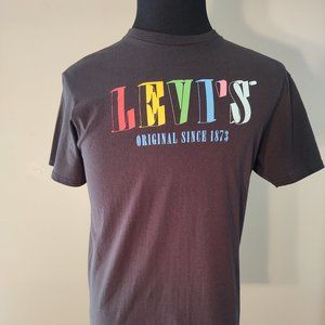 LEVI'S ORIGINAL SINCE 1873 MEN'S BLACK T-SHIRT - SIZE MEDIUM